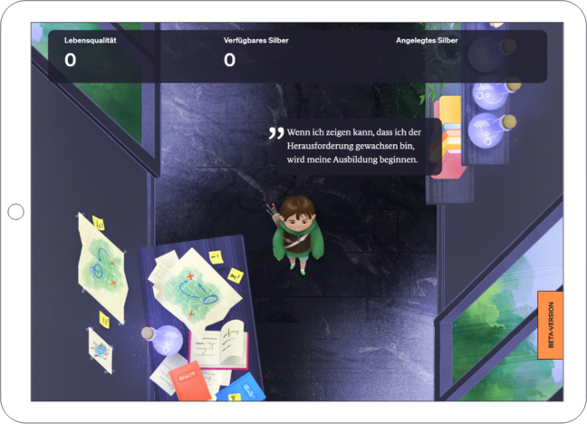 Screenshot Scrollytelling Adventure des BMF