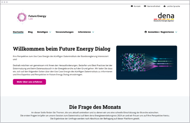 Screenshot Future Enery Dialog