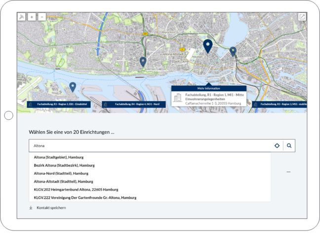 Screenshot hamburg.de