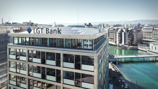 Firmengebäude der LGT Private Banking